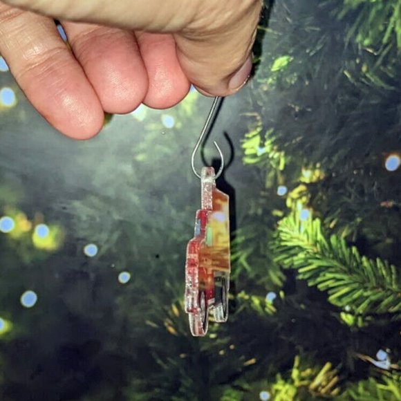 Dukes Of Hazzard Delivery Truck Holiday Christmas Tree Ornament - Picture 4 of 4